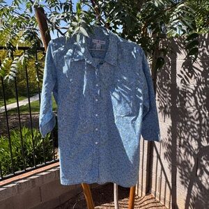 SFA REAL CLOTHES 100% COTTON 3/4 SLEEVE BLOUSE